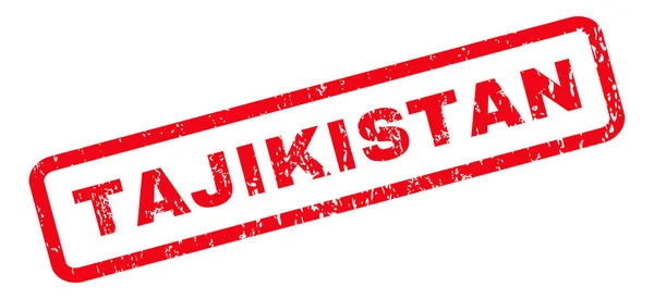 Sello de goma Tayikistán — Vector de stock