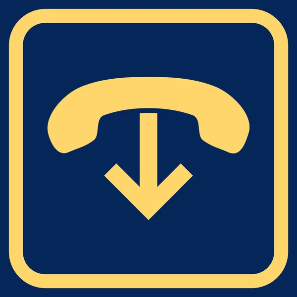 Телефон векторной иконы в кадре — стоковый вектор