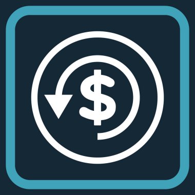 Ters ibraz vektör simgesi bir çerçeve içinde