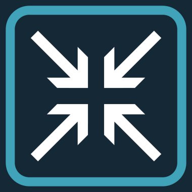 Oklar vektör simgesi bir çerçeve içinde collide