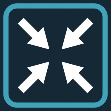 Oklar vektör simgesi bir çerçeve içinde sıkıştırmak