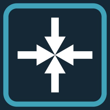 Oklar vektör simgesi bir çerçeve içinde sıkıştırmak