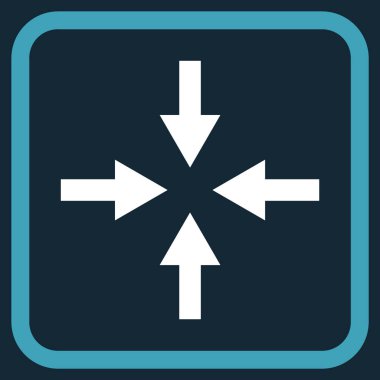 Oklar vektör simgesi bir çerçeve içinde sıkıştırmak