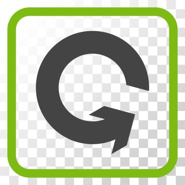 Bir çerçeve içinde CCW vektör simge döndürmek