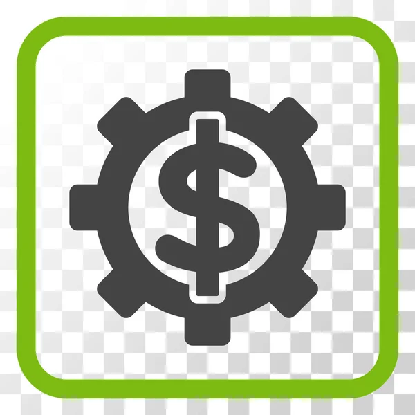 Financiële opties Vector Icon In een Frame — Stockvector