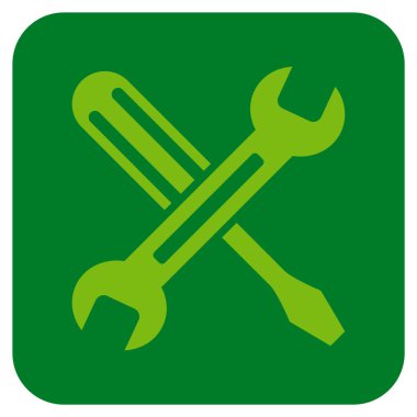 Düz kare vektör simge ayarlama