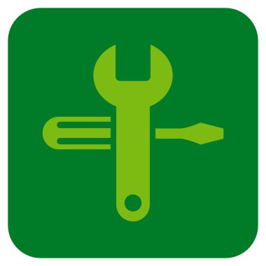 Düz kare vektör simge ayarlama