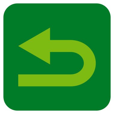 Sol düz kare vektör simge açmak