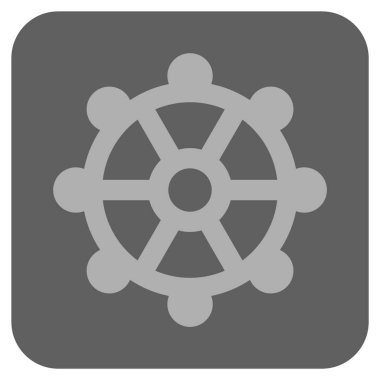 COG yuvarlatılmış kare vektör simgesi