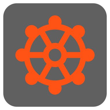 COG yuvarlatılmış kare vektör simgesi