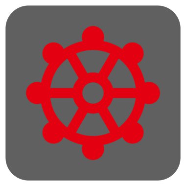 COG yuvarlatılmış kare vektör simgesi