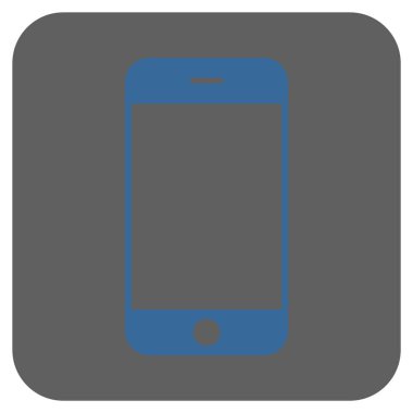 Smartphone yuvarlatılmış kare vektör simgesi