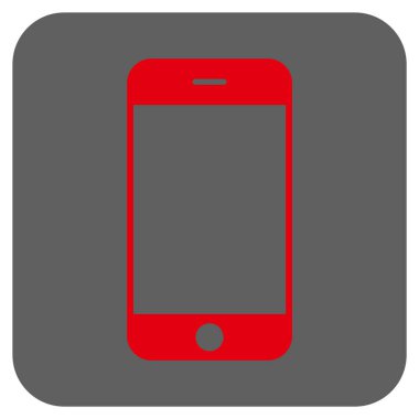 Smartphone yuvarlatılmış kare vektör simgesi