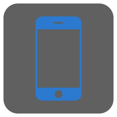 Smartphone yuvarlatılmış kare vektör simgesi