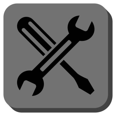 Yuvarlatılmış Kare vektör simge ayarlama