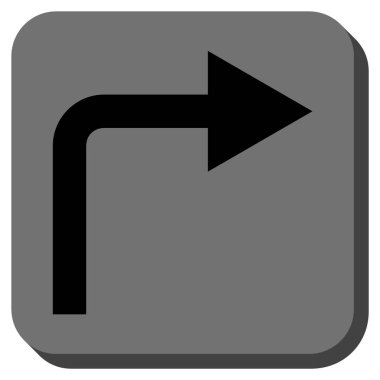 Doğru yuvarlatılmış kare vektör simge açmak