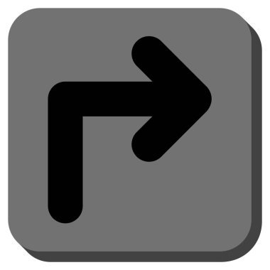 Doğru yuvarlatılmış kare vektör simge açmak