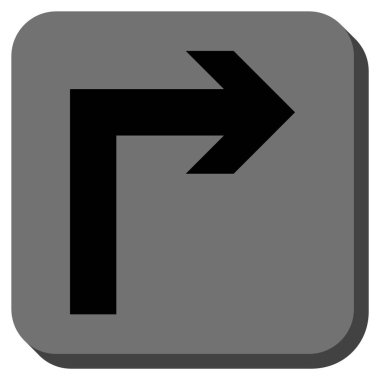 Doğru yuvarlatılmış kare vektör simge açmak