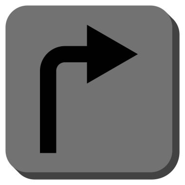 Doğru yuvarlatılmış kare vektör simge açmak