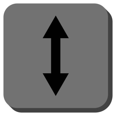 Dikey Çevir yuvarlatılmış kare vektör simgesi