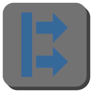 Doğru yuvarlatılmış kare vektör simge getir