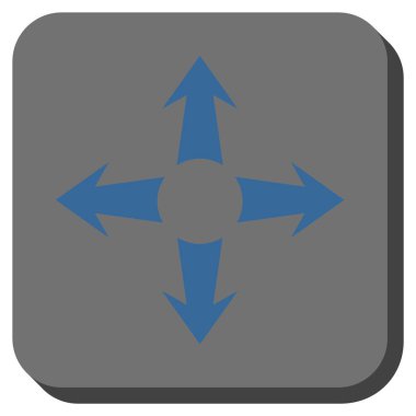 Oklar yuvarlatılmış kare vektör simgesini genişletin