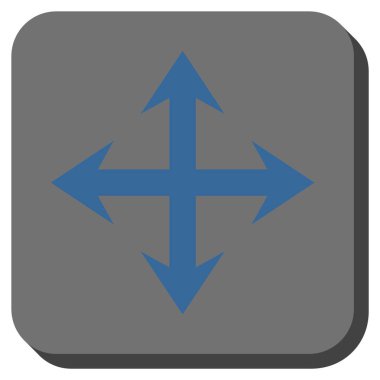 Oklar yuvarlatılmış kare vektör simgesini genişletin