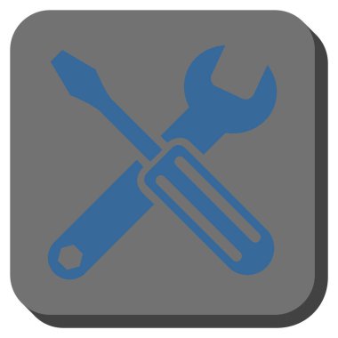 Seçenekleri yuvarlatılmış kare vektör simgesi