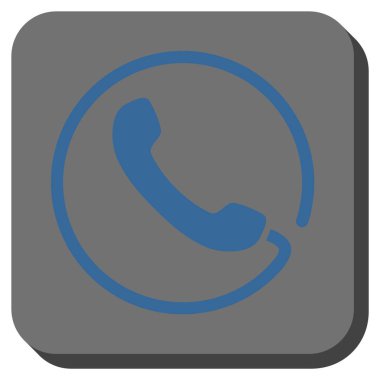 Yuvarlatılmış Kare vektör simge telefon