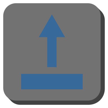 Yuvarlatılmış Kare vektör simge çekin