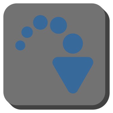 Yuvarlatılmış Kare vektör simge Yinele