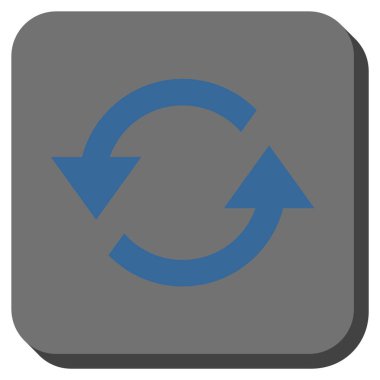 Oklar yuvarlatılmış kare vektör simge Yenile