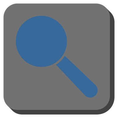 Arama aracı kare vektör simge yuvarlak