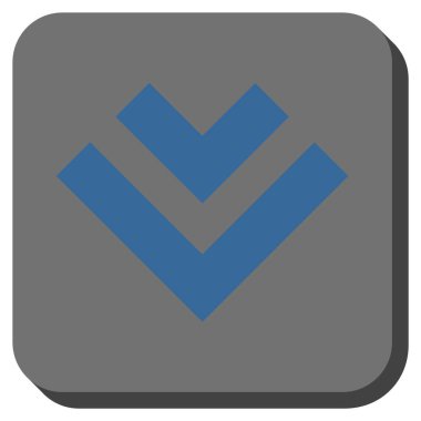 Yuvarlatılmış Kare vektör simgesi kaydır