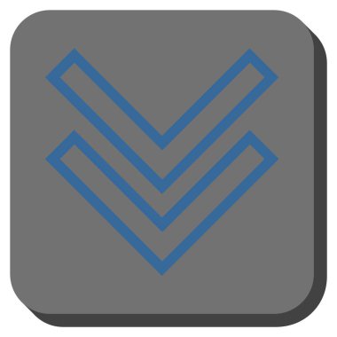 Yuvarlatılmış Kare vektör simgesi kaydır