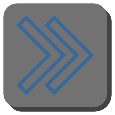 Şu yuvarlak üst karakter kare vektör simgesi