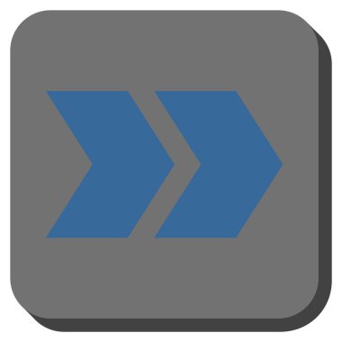 Şu yuvarlak üst karakter kare vektör simgesi