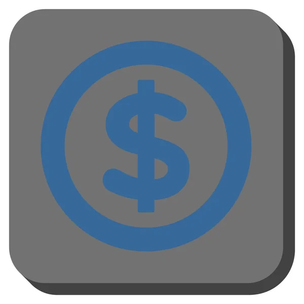 Icône vectorielle carrée arrondie de finances — Image vectorielle