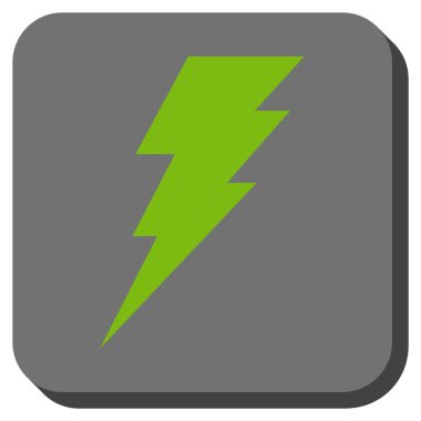 Yuvarlatılmış Kare vektör simge yürütmek