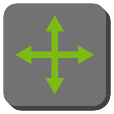 Oklar yuvarlatılmış kare vektör simgesini genişletin