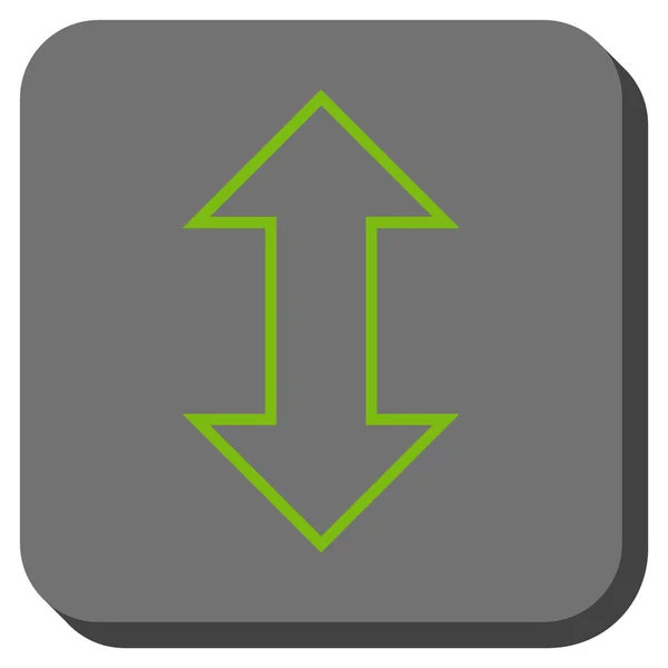 Exchange verticaal afgerond vierkant Vector Icon — Stockvector