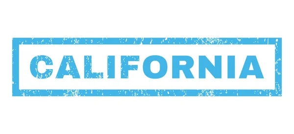 California rubberzegel — Stockvector