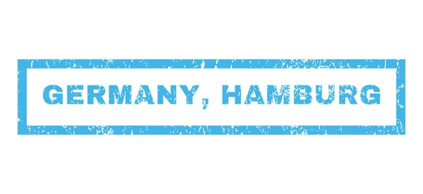 Deutschland hamburg rubber stamp — Stockvektor