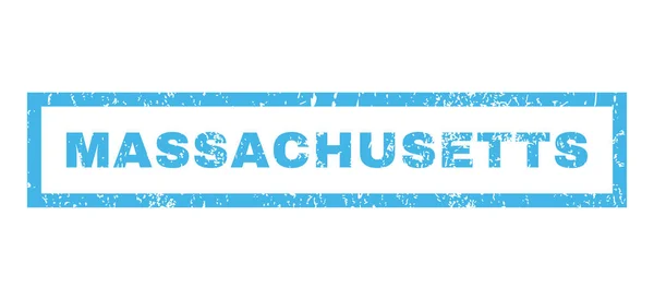 Каучуковая марка штата Массачусетс — стоковый вектор
