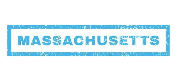 Sello de goma de Massachusetts — Vector de stock