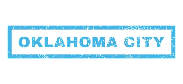 Oklahoma City Sello de goma — Vector de stock