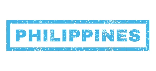 Filipinas sello de goma — Vector de stock