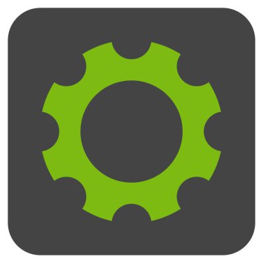 Vites düz kare vektör simgesi