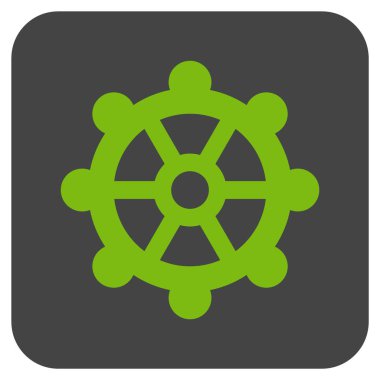 Vites düz kare vektör simgesi