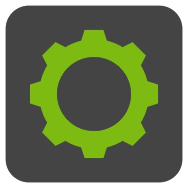 Vites düz kare vektör simgesi